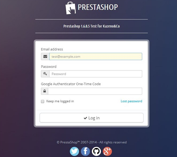 tienda en Prestashop