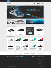 Plantilla gratis Prestashop Sportshoes