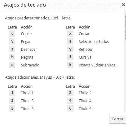 Shortcuts