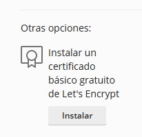 instalar un certificado SSL instalar un certificado SSL