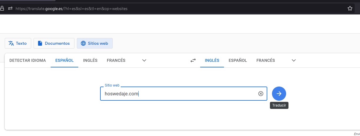 traducir web