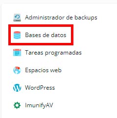 base de datos