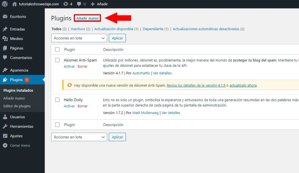 wordpress modo mantenimiento