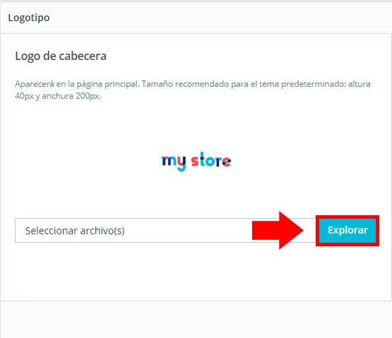 Como cambiar el Logo y el Favicon en Prestashop - Hoswedaje