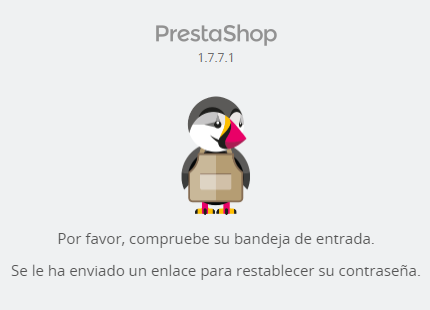 bandeja de entrada prestashop