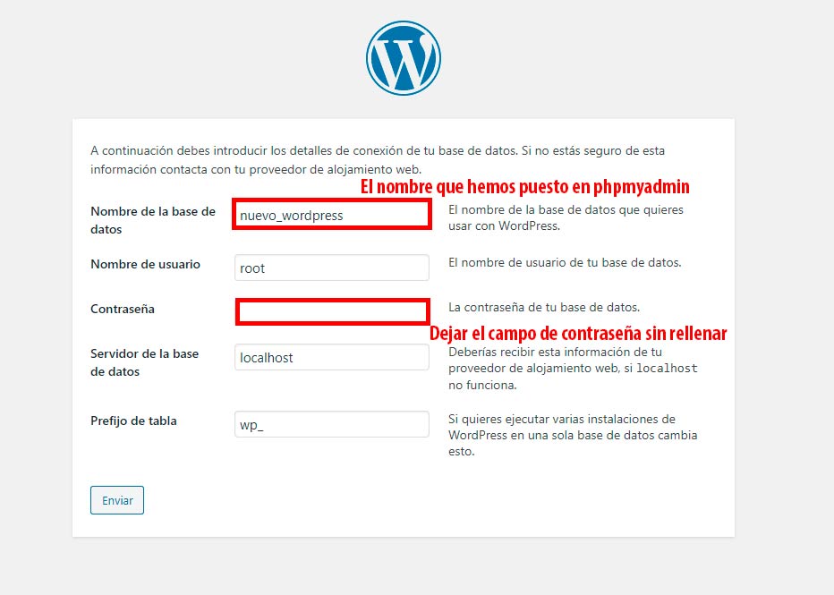 registro wordpress