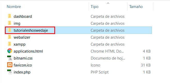  servidor local Xampp