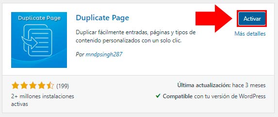 duplicar entradas y páginas en WordPress