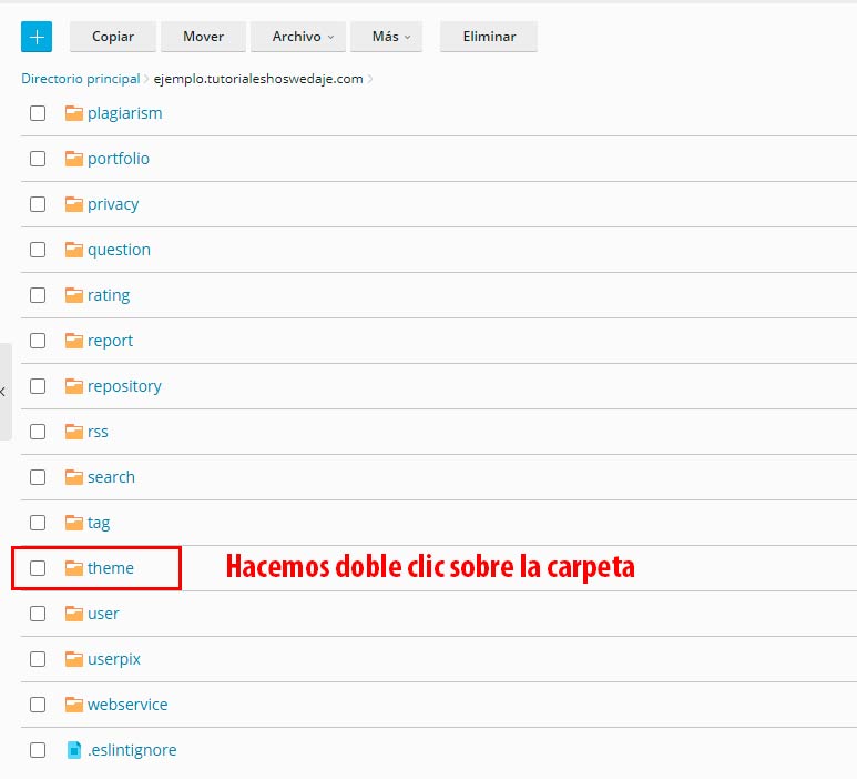 temas en Moodle