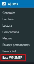 configurar SMTP en WordPress