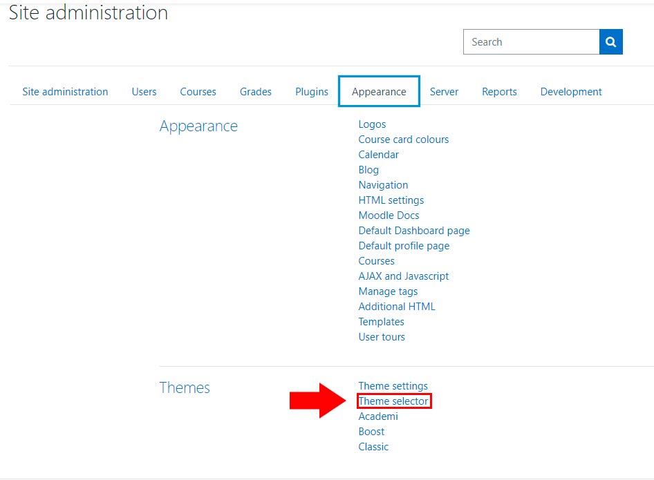 temas en Moodle