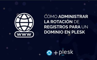 Cómo administrar la rotación de registros para un dominio en Plesk