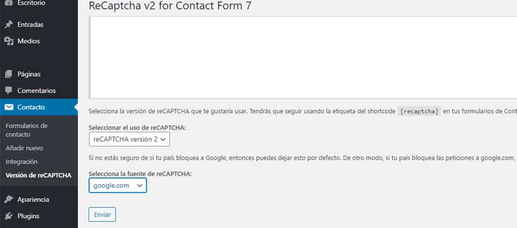 ¿Cómo evitar el Spam que llega desde el formulario de mi Web?