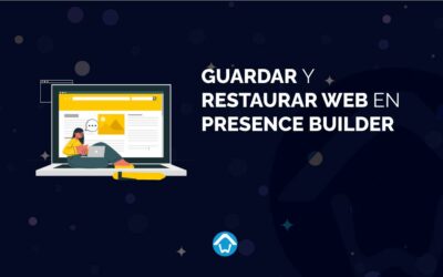 Guardar y restaurar web en Presence Builder