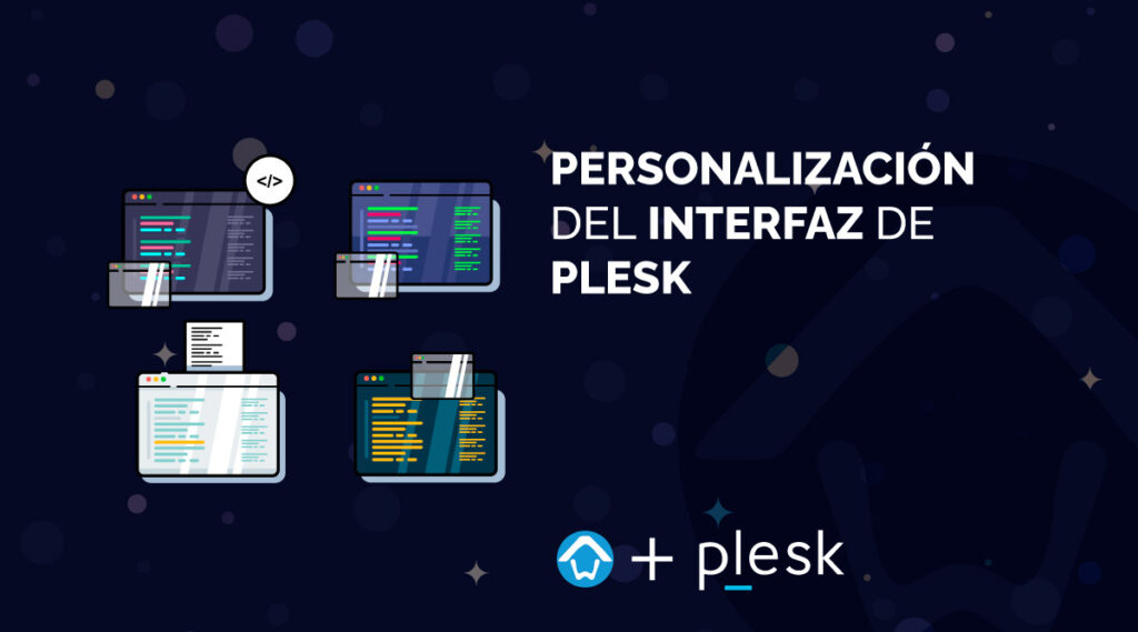 interfaz de Plesk