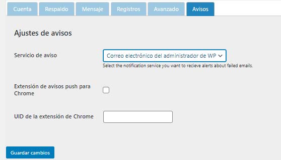 ¿Cómo configurar el formulario de contacto mediante SMTP en WordPress?