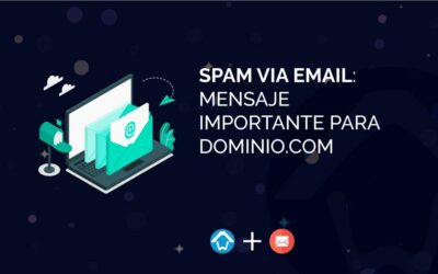 SPAM via email: Mensaje importante para dominio.com