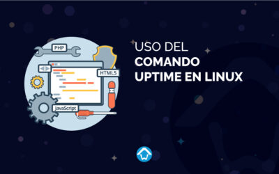 Uso del comando uptime en Linux